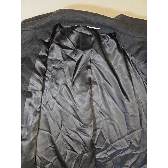 Fleurette Wool Cashmere Long Coat Sz 16 Preppy Minimalist Luxury Staple Classic - Picture 10 of 14